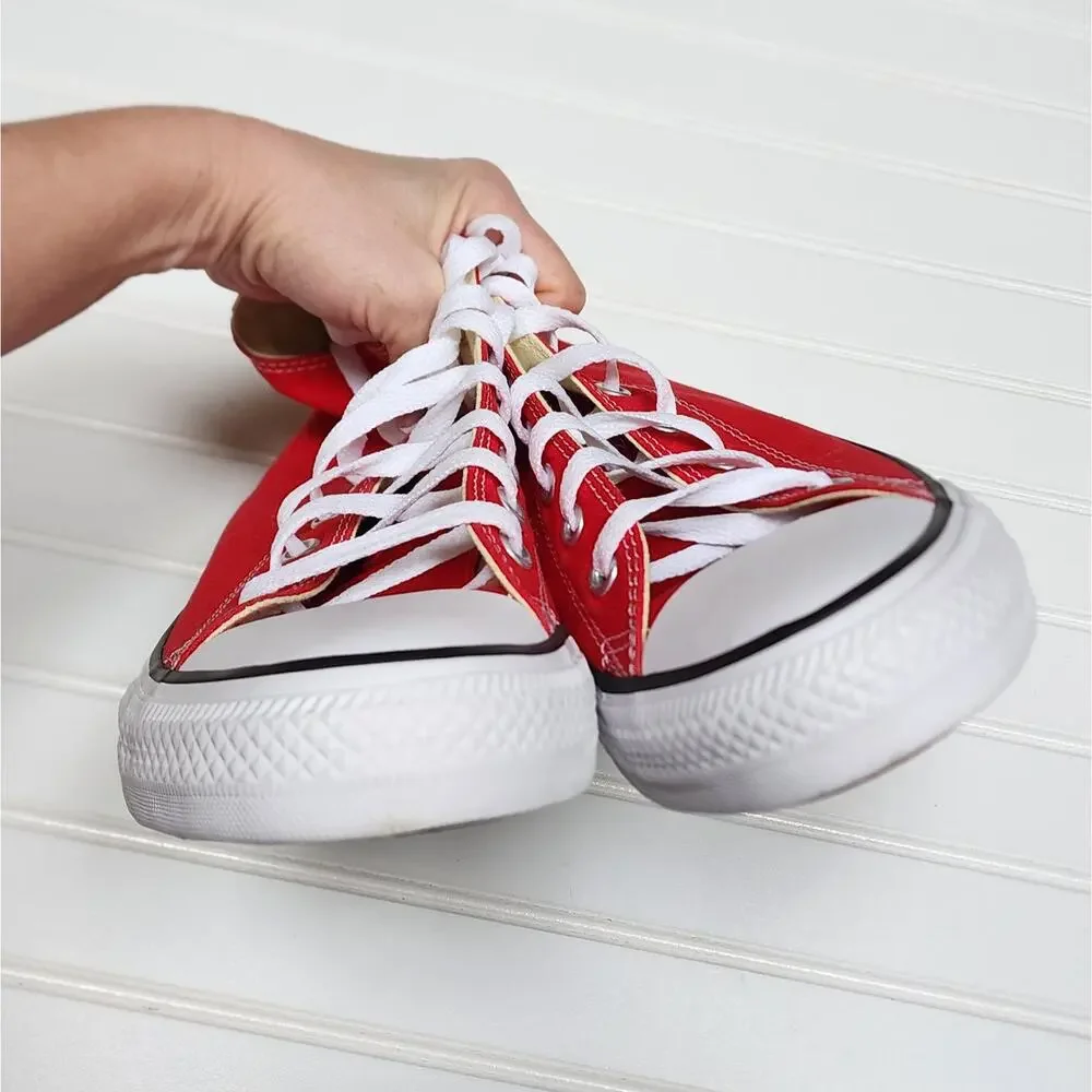 Converse Chuck Taylor All Star High Adults Sneakers Size 12 Men's/14 Women's Red - Picture 8 of 10
